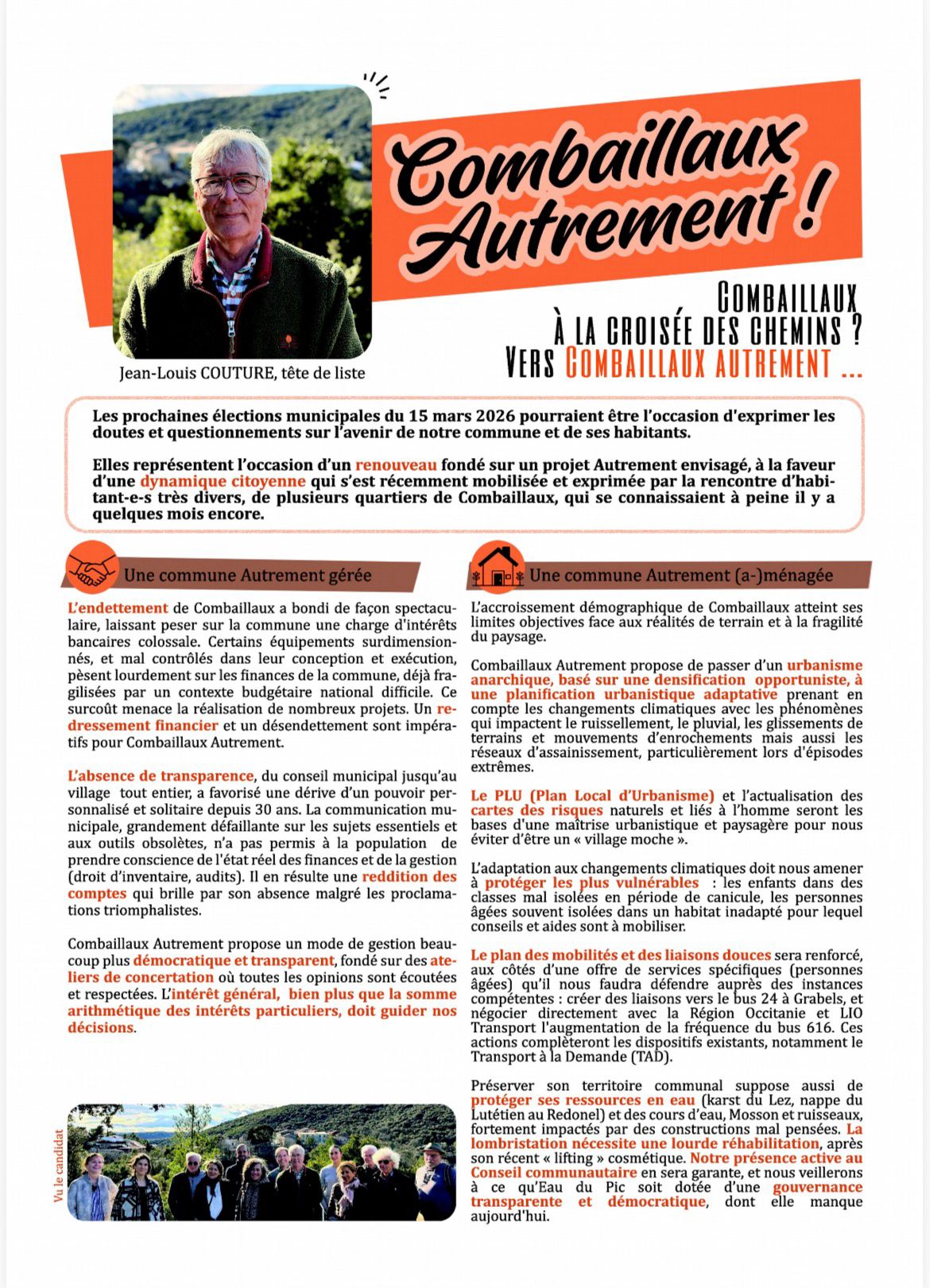 Profession de foi - recto